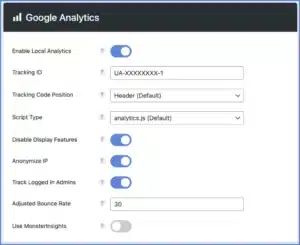 Host Google Analytics locally