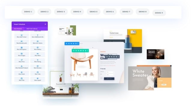 Divi Page Builder for E-Commerce Use 