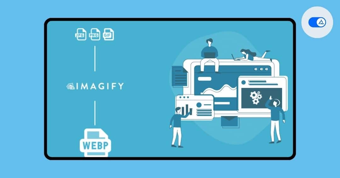 Icons of jpg, gif, png convert into WebP through imagify Pro.