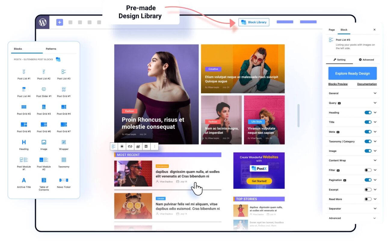 PostX Pro Gutenberg Dynamic Site Builder | Original License | ProActivation
