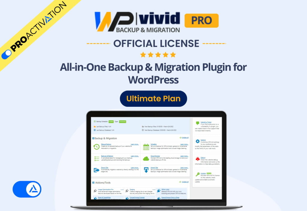 WP Vivid Backup and Migration