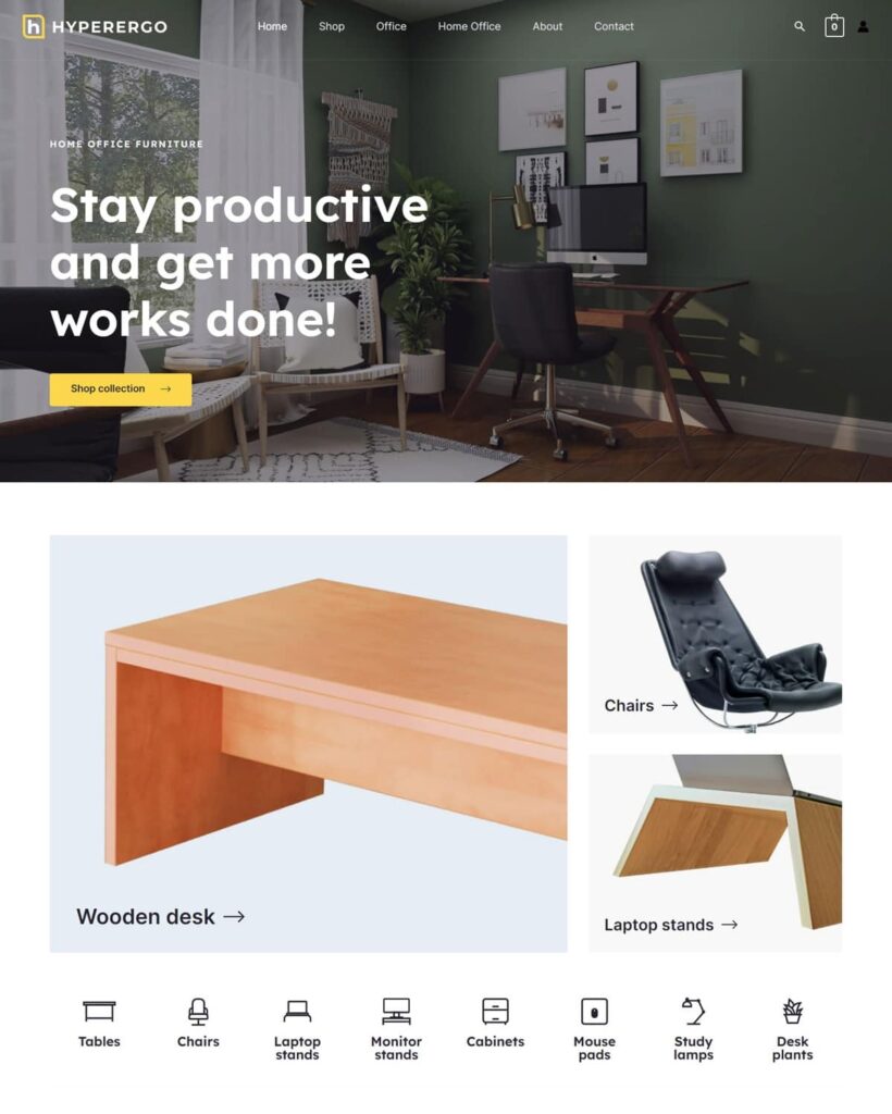 Office Furniture Store - Astra Premium Digital Shop Designs 2023