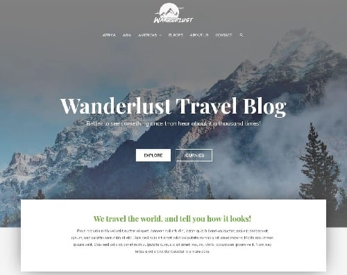 Wanderlust-Travel-Diary-blog-template
