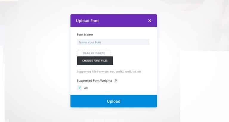 Upload Custom Fonts with Divi Modules