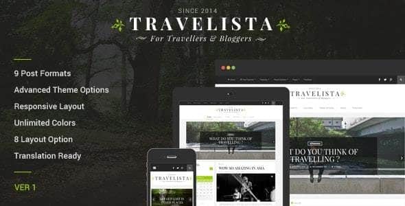 Travelista WpordPress Theme