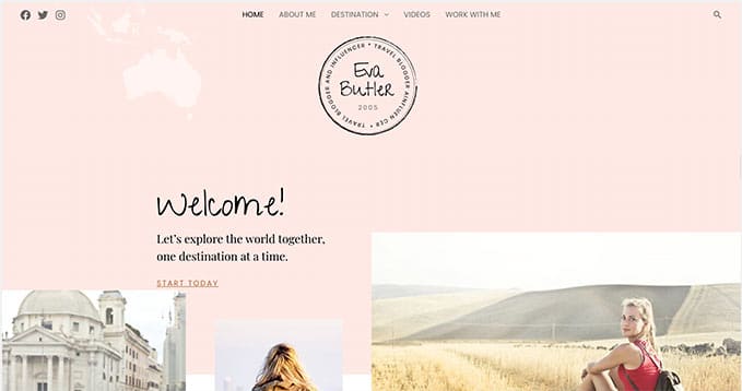 Astra Theme - One of the best wordpress blog Themes for travelers