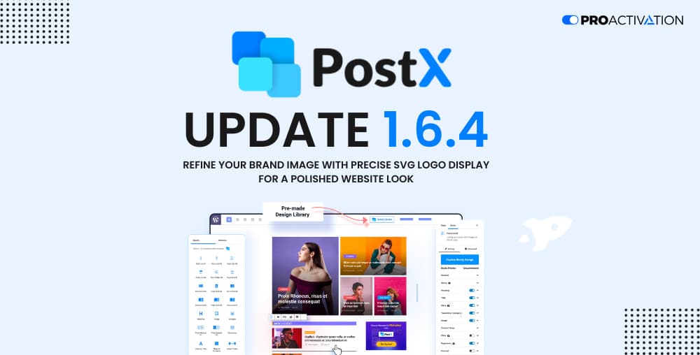 PostX Pro 1.6.4 Update Resolving SVG Logo Glitch